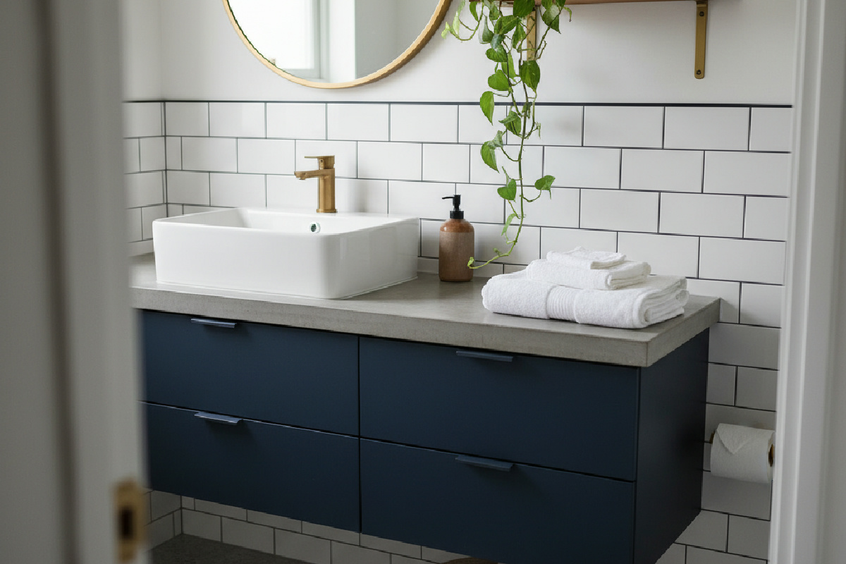 Ecco come ho trasformato il mio bagno in poco tempo e con un budget ridotto